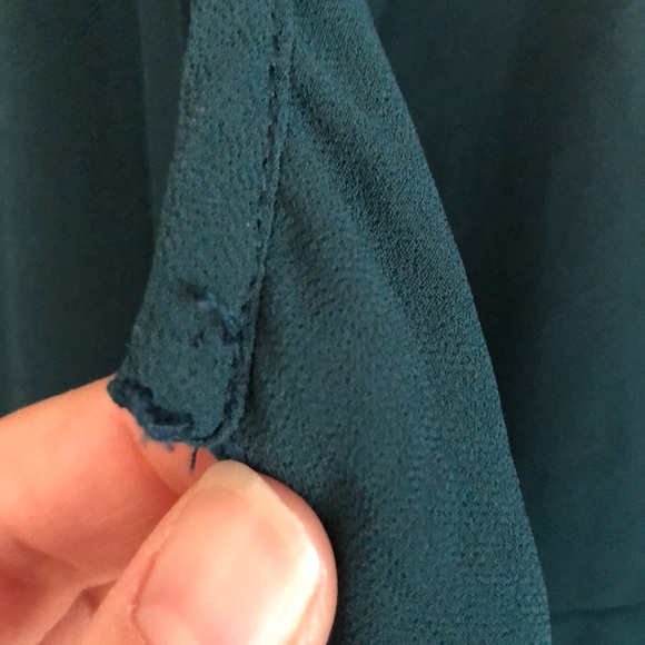 Sheer green blouse small - Picture 3 of 5